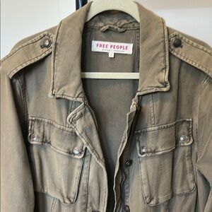 Free people military jacket